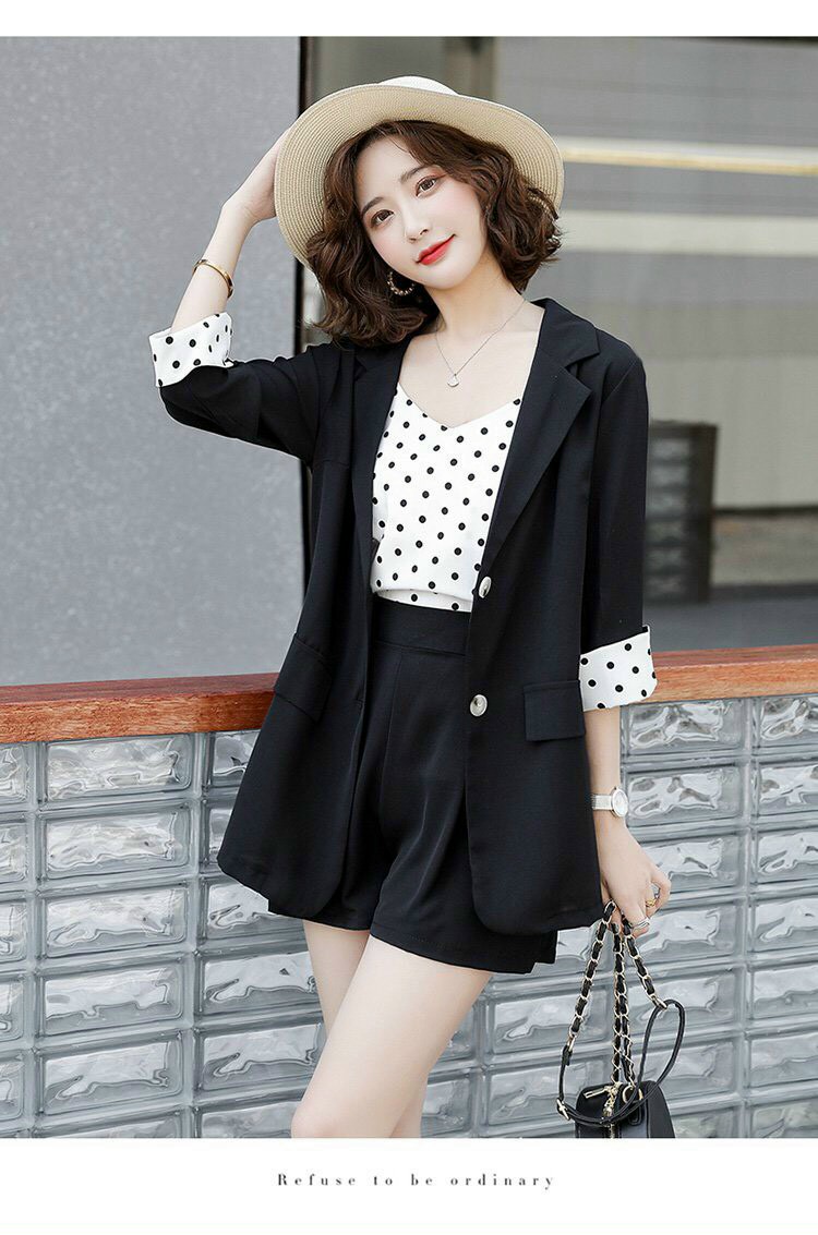 SET VEST SHORT PHỐI BI 3 MÓN CAO CẤP- VN70